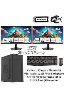 Comloji Ofis Basic-2 İ5-4440 8 Gb 256 Gb Nvme 23" + 23" Free Dos Masaüstü Bilgisayar Comloji Ofis Basic-2 İ5-4440 8 Gb 256 Gb Nvme 23" + 23" Free Dos Masaüstü Bilgisayar