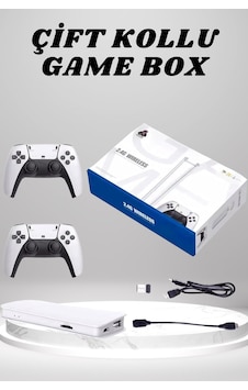 4k 3d Hd Görüntü Kaliteli Kablosuz Çift Kollu 20.000 Oyunlu Retro Oyun Konsolu Tv Box 4k 3d Hd Görüntü Kaliteli Kablosuz Çift Kollu 20.000 Oyunlu Retro Oyun Konsolu Tv Box