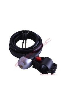 Halat Kilit Bisiklet Kilit 12 MM Kalınlık 150 CM Uzunluk-boy Beyaz - Siyah Halat Kilit Bisiklet Kilit 12 MM Kalınlık 150 CM Uzunluk-boy Beyaz - Siyah