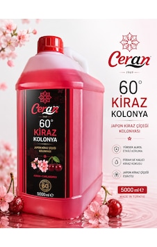 Kiraz Kolonyası 5 Litre Pembe Kiraz Kolonyası 5 Litre Pembe
