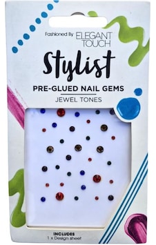 Elegant Touch Stylist Jewel Tones Hazır Yapışkanlı Tırnak Taşları Renkli Kristal Renk Elegant Touch Stylist Jewel Tones Hazır Yapışkanlı Tırnak Taşları Renkli Kristal Renk