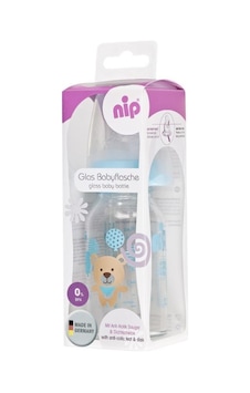 Nip Wide Neck Bottle 125 ML Antikolik Cam Biberon Erkek Nip Wide Neck Bottle 125 ML Antikolik Cam Biberon Erkek