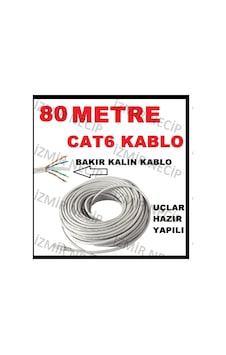Ncpline 80 Metre 80 Mt 80M Internet Kablosu Cat6 Kalin Bakir Kablo Ncpline 80 Metre 80 Mt 80M Internet Kablosu Cat6 Kalin Bakir Kablo