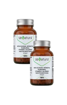 Venatura Beta Glukan. Ekinezya.Vitamin C. Çinko 30 Kapsül 2 Adet Venatura Beta Glukan. Ekinezya.Vitamin C. Çinko 30 Kapsül 2 Adet