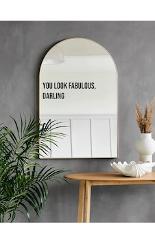 Ayna Dekorasyon Sticker- You Look Fabulous 37x13 Cm Ayna Dekorasyon Sticker- You Look Fabulous 37x13 Cm