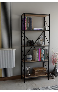 Titan Kitaplık Dekoratif Çok Amaçlı Raf Ofis Salon Raf Kitap Standı 150cmx60cm Atlantikçam Atlantikçam Titan Kitaplık Dekoratif Çok Amaçlı Raf Ofis Salon Raf Kitap Standı 150cmx60cm Atlantikçam Atlantikçam