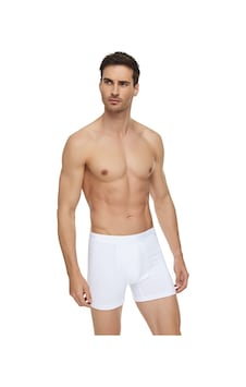Tutku Elit Erkek Modal Elastan Boxer 6'lı 1251 Beyaz