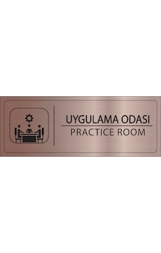 Mayeka Uygulama Odası İsimlik Bronz Metal Kapı İsimliği Levhası Yönlendirme Tabelası Mayeka Uygulama Odası İsimlik Bronz Metal Kapı İsimliği Levhası Yönlendirme Tabelası