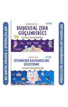 3-7 Yaş Duygusal Zeka Güçlendirme Ve İstenmeyen Davranışları Değiştirme Hikayeli Etkinlik Kitabı 3-7 Yaş Duygusal Zeka Güçlendirme Ve İstenmeyen Davranışları Değiştirme Hikayeli Etkinlik Kitabı