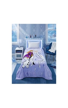 Frozen Tek Kişilik Battaniye Mor Frozen Tek Kişilik Battaniye Mor