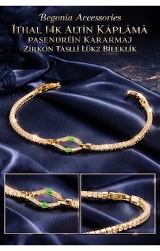 Kadın Bileklik Zirkon Taşlı 14k Altın Kaplama 925 Ayar Gümüş Kaplama Kararmaz Paslanmaz Şık Zarif Lüks Hediyelik Kadın Takı Günlük Ve Özel Gün Bileklik 21 Cm A2 Altın Kadın Bileklik Zirkon Taşlı 14k Altın Kaplama 925 Ayar Gümüş Kaplama Kararmaz Paslanmaz Şık Zarif Lüks Hediyelik Kadın Takı Günlük Ve Özel Gün Bileklik 21 Cm A2 Altın