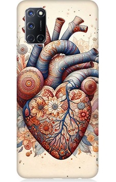 Oppo A52 Uyumlu Çiçekli Kalpte Sevgi Desenli Silikon Kılıf Çok Renkli Oppo A52 Uyumlu Çiçekli Kalpte Sevgi Desenli Silikon Kılıf Çok Renkli