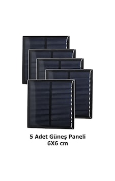 5 Adet Güneş Paneli Seti 60x60mm Mini Solar Panel Deney Seti Robotik Okul Projesi Hobi Eğitim Kiti 5 Adet Güneş Paneli Seti 60x60mm Mini Solar Panel Deney Seti Robotik Okul Projesi Hobi Eğitim Kiti