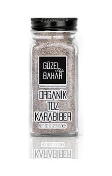 Güzel Ada Gıda Organik Tuzluklu Toz Karabiber 60 G Güzel Ada Gıda Organik Tuzluklu Toz Karabiber 60 G