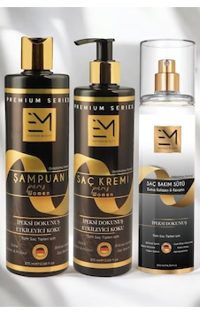 Em Amanos Beauty Paris Ekstra Keratin & Protein Şampuan 375 ML + Saç Kremi 375 ML + Keratin Saç Bakım Sütü 200 ML Em Amanos Beauty Paris Ekstra Keratin & Protein Şampuan 375 ML + Saç Kremi 375 ML + Keratin Saç Bakım Sütü 200 ML