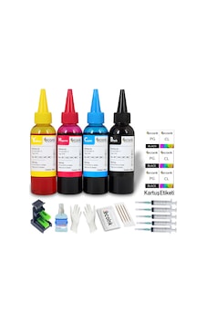 Ecoink HP Deskjet 2710/2720 Uyumlu 305 Kartuş Dolum Seti 4X100 ML Ecoink HP Deskjet 2710/2720 Uyumlu 305 Kartuş Dolum Seti 4X100 ML