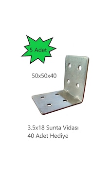 L Demir Köşebent 50x50x40 Mobilya Dolap Raf Masa Çekmece Köşe Sabitleme Birleştirme L Demir Köşebent 50x50x40 Mobilya Dolap Raf Masa Çekmece Köşe Sabitleme Birleştirme