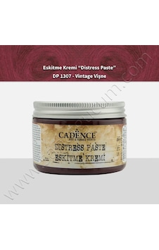 Cadence Distress Paste Eskitme Kremi 150 Ml. Vintage Vişne Cadence Distress Paste Eskitme Kremi 150 Ml. Vintage Vişne