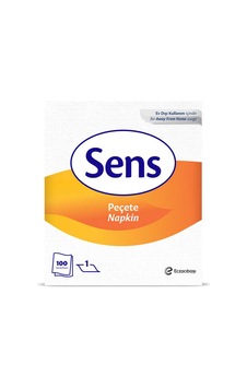 Sens Peçete Napkin 100'lü 22 x 26.5 CM Sens Peçete Napkin 100'lü 22 x 26.5 CM
