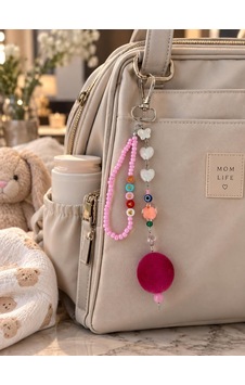 Pembe Top Anahtarlık Çanta Charmı Pembe Top Anahtarlık Çanta Charmı
