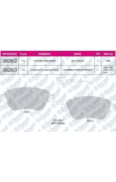 Fren Balatasi On Cift Fisli Fiat-Fiorino 1.3 Multijet Kucuk Tip 504618923 Fren Balatasi On Cift Fisli Fiat-Fiorino 1.3 Multijet Kucuk Tip 504618923
