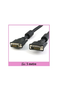 Dvi To Dvi 24+1 Kablo 5 Metre Dvi Monitör Kablosu Dvi To Dvi 24+1 Kablo 5 Metre Dvi Monitör Kablosu