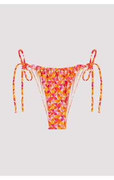 Penti Çok Renkli Desenli Retro Bağlamalı Bikini Altı Penti Çok Renkli Desenli Retro Bağlamalı Bikini Altı