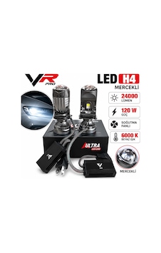 Vr Pro Ultra H4 Mercekli Led 120w 24000 Lümen Vr Pro Ultra H4 Mercekli Led 120w 24000 Lümen