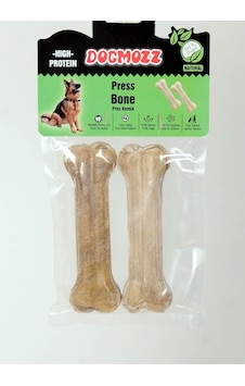 Dogmozz Premium Deri Pres Natural Köpek Kemiği 15 CM 2'li