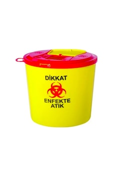 Tıbbi Atık Çöp Kovası 5 Lt 5 Adet .Tıbbı Kova Hastahane Labaratu Tıbbi Atık Çöp Kovası 5 Lt 5 Adet .Tıbbı Kova Hastahane Labaratu
