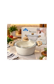 Seramik 24 Cm Derin Tencere Krem - 936706415 Krem Seramik 24 Cm Derin Tencere Krem - 936706415 Krem