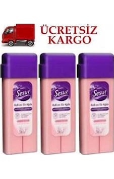 Sesu Hassas Ciltler için Kol ve Bacak Bölgesi Roll-On Sir Ağda 100 ML x 3 Sesu Hassas Ciltler için Kol ve Bacak Bölgesi Roll-On Sir Ağda 100 ML x 3