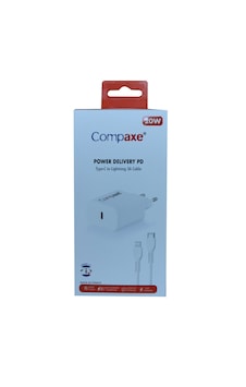 Compaxe CTA-200TI 20 W 5V 3A PD Şar Cihazı Seti 1 M