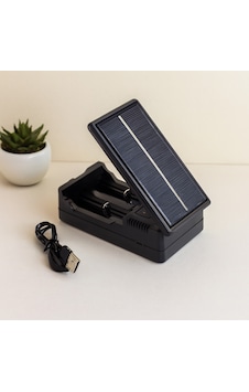 Li-ion Pil Şarj Aleti 1200ma Güneş/solar, 2'li Li-ion Pil Şarj Aleti 1200ma Güneş/solar, 2'li