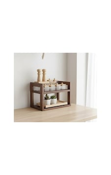 Ahşap 2 Katlı Baharatlık Standı - Tezgah Üstü Düzenleyici Raf - Modern Mutfak Rafı 25x20 Cm Diğer Ahşap 2 Katlı Baharatlık Standı - Tezgah Üstü Düzenleyici Raf - Modern Mutfak Rafı 25x20 Cm Diğer