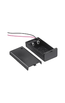 9 Volt Pil Kutusu Kapaklı Açma/kapama Anahtarlı Ic-233d