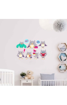 Baykuş Takımı Duvar Sticker Baykuş Takımı Duvar Sticker