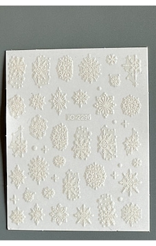 Nail Art Sticker Kendinden Yapışkanlı, Tırnak Süsleme, Tırnak Dövmesi Stikır 2296 Beyaz-2296 Nail Art Sticker Kendinden Yapışkanlı, Tırnak Süsleme, Tırnak Dövmesi Stikır 2296 Beyaz-2296