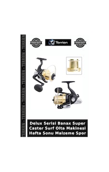 Delux Serisi Banax Super Caster Surf Olta Makinesi Hafta Sonu Malzeme Spor 5000c Delux Serisi Banax Super Caster Surf Olta Makinesi Hafta Sonu Malzeme Spor 5000c