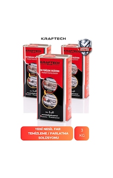 Kraftech Kloroform Yeni Nesil Far Temizleme Solüsyonu 3 KG Kraftech Kloroform Yeni Nesil Far Temizleme Solüsyonu 3 KG