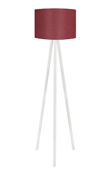 3 Ayaklı Lambader Kumaş Yuvarlak Başlık Mdf Ayak Bordo Beyaz Ly560 3 Ayaklı Lambader Kumaş Yuvarlak Başlık Mdf Ayak Bordo Beyaz Ly560