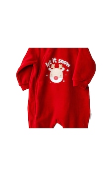 Andywawa Ac25332 Happy Newyear Kadife Bebek Tulum Red Red Andywawa Ac25332 Happy Newyear Kadife Bebek Tulum Red Red