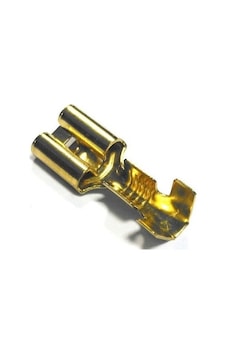 Eraks 6.3 Mm Tırnaklı Dişi Fiş - Terminal - Kablo Ucu 50 Adet
