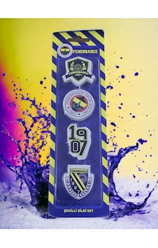 Taraftar 4 Lü Silgi Seti Fenerbahçe Ürün