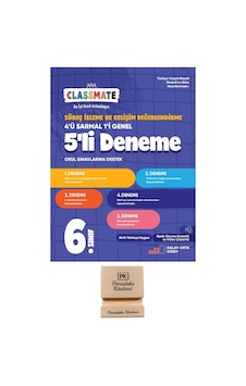 Okyanus 6. Sınıf Classmate Süreç İzleme Ve Gelişim Değerlendirme 5 Li Deneme + Telefon Standı