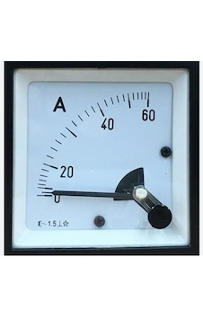72x72 50a Ampermetre