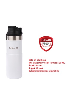Milo Of Climbing The Quix Daily 500 Ml Termos Beyaz Milo Of Climbing The Quix Daily 500 Ml Termos Beyaz