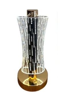 Kristal Gece Lambası Led Gold Kristal Gece Lambası Led Gold