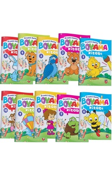 Örnekli Kolay Boyama Kitabı 10 Kitap Takım N11.196