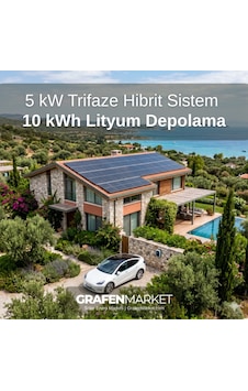 5 Kw Trifaze 10 Kwh Lityum Depolama Hibrit Paket Sistem 5 Kw Trifaze 10 Kwh Lityum Depolama Hibrit Paket Sistem